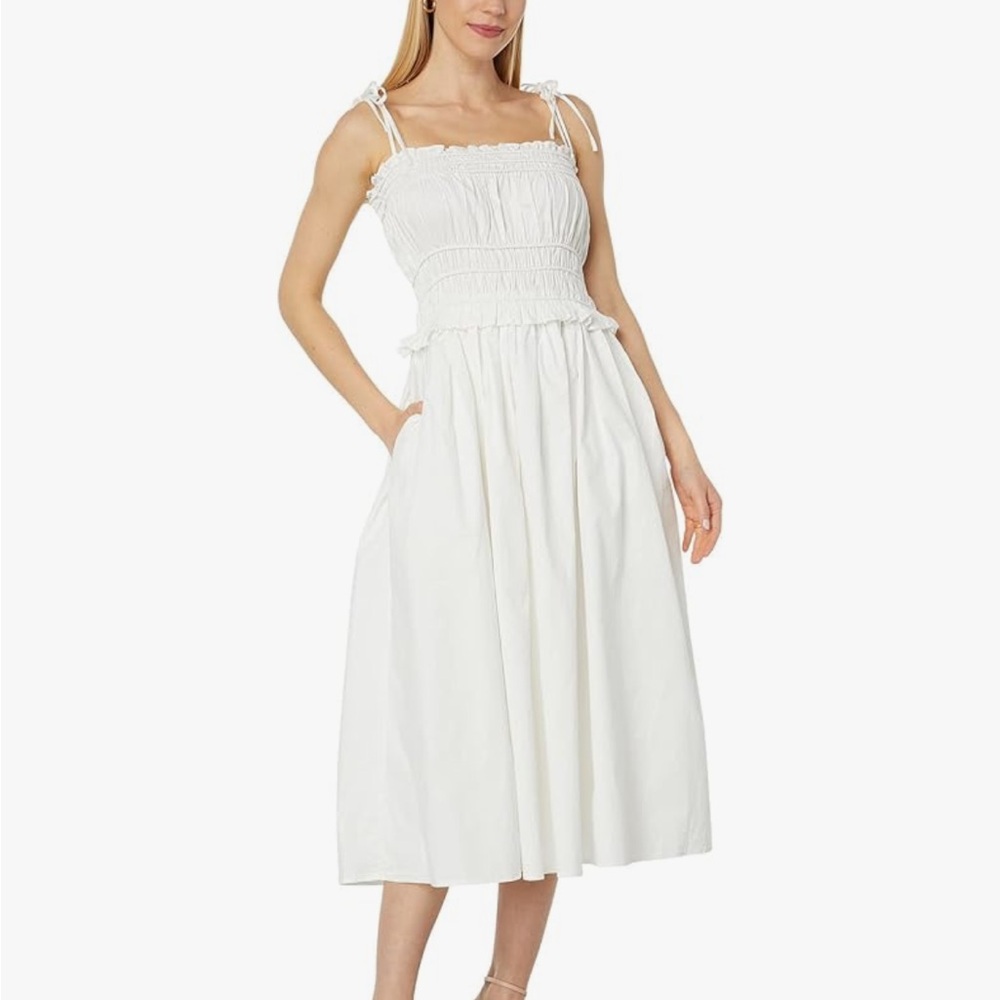 En Saison Boutique White Midi Dress